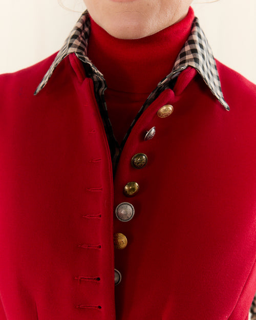 Clipper Waistcoat Scarlet