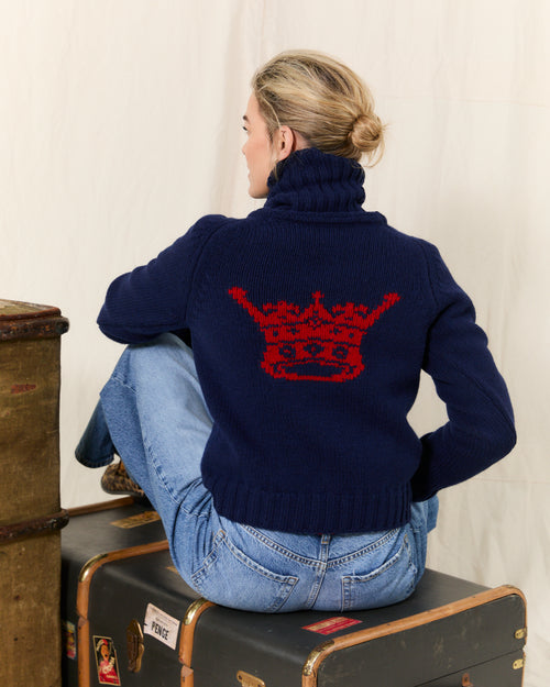 The Crown MOLOH Neck Mid Blue