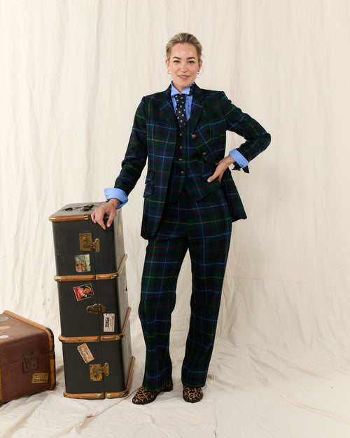 Smiley Waistcoat Tartan