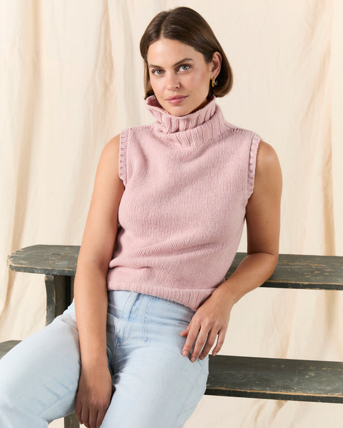 MOLOH Neck Sleeveless Pink