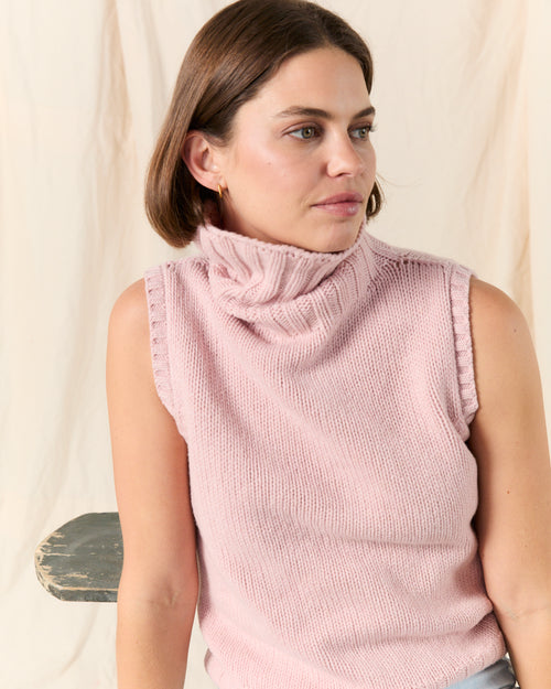 MOLOH Neck Sleeveless Pink