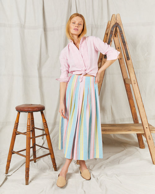 Grace Skirt Candy Stripe
