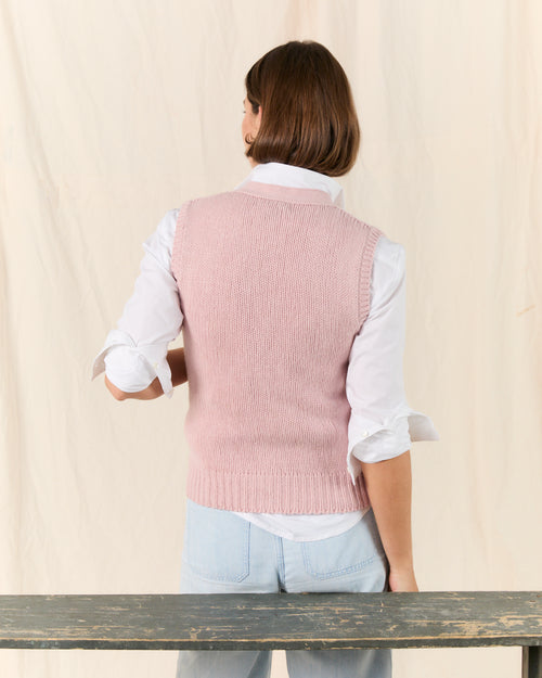 MOLOH's Knitted Waistcoat Pink