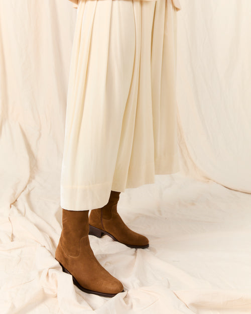 Grace Skirt Cream Velvet