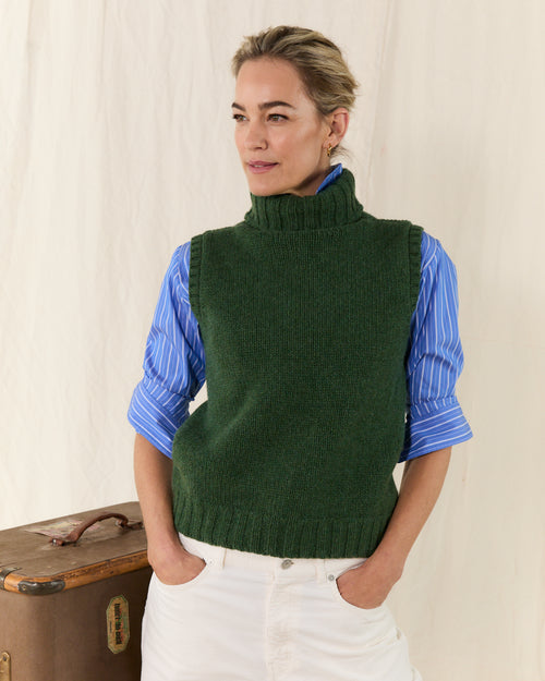 MOLOH Neck Sleeveless Moss