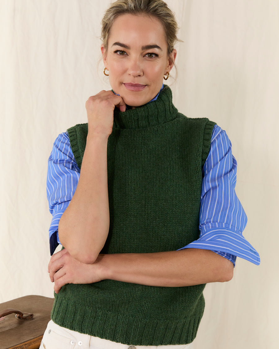 MOLOH Neck Sleeveless Moss
