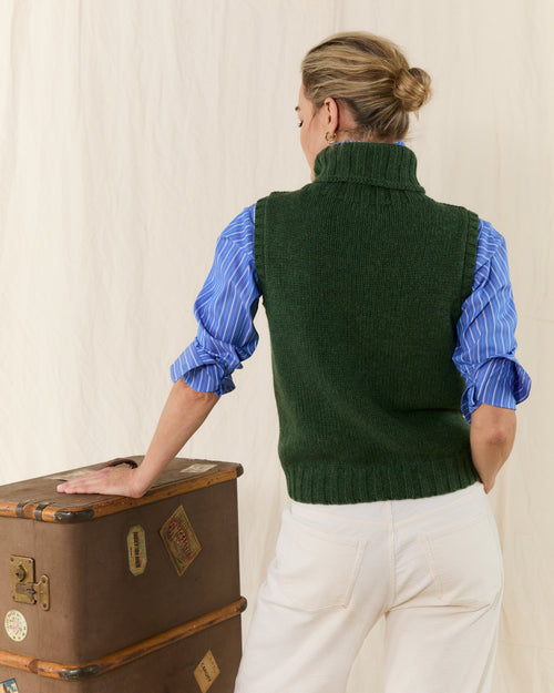 MOLOH Neck Sleeveless Moss