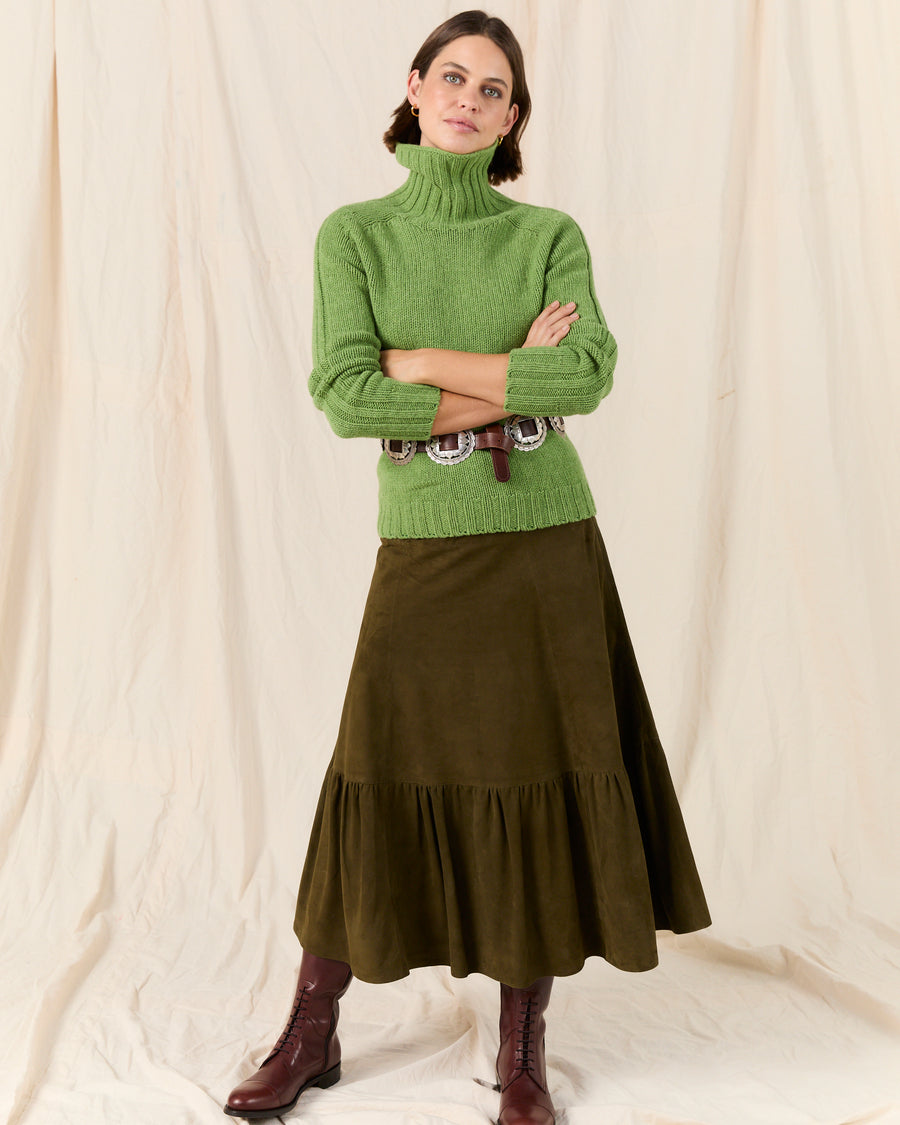 Calamity Skirt Suede