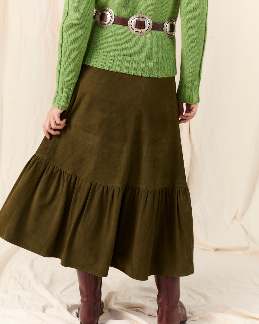 Calamity Skirt Suede