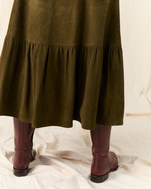 Calamity Skirt Suede