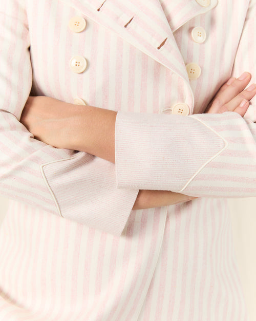 Military Jacket Pink Stripe