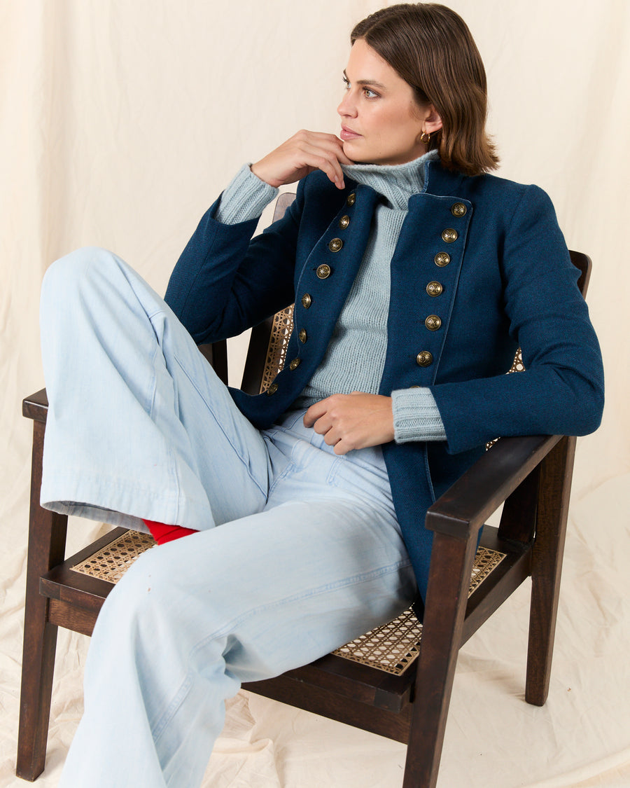 Military Jacket Prussian Blue