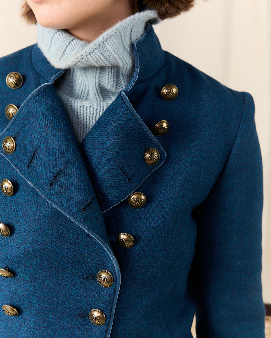 Military Jacket Prussian Blue