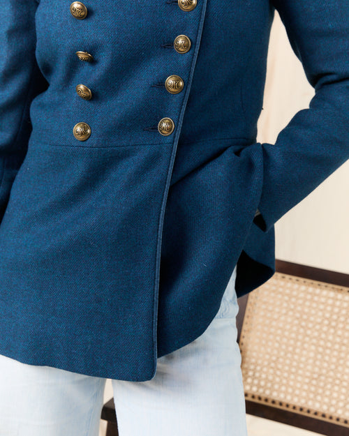 Military Jacket Prussian Blue