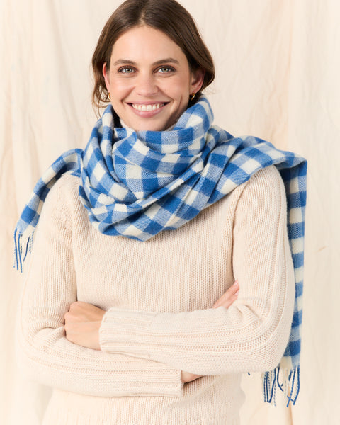 未使用級✨マディソンブルー SCARF COLLAR SH GINGHAM 00 1816-2024-12-Moloh-Spring25-