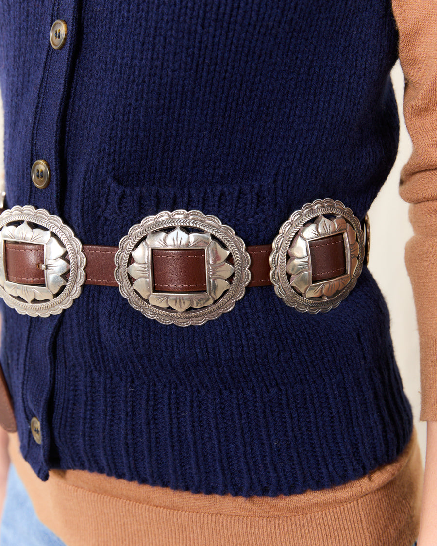 MOLOH's Knitted Waistcoat Navy Blue
