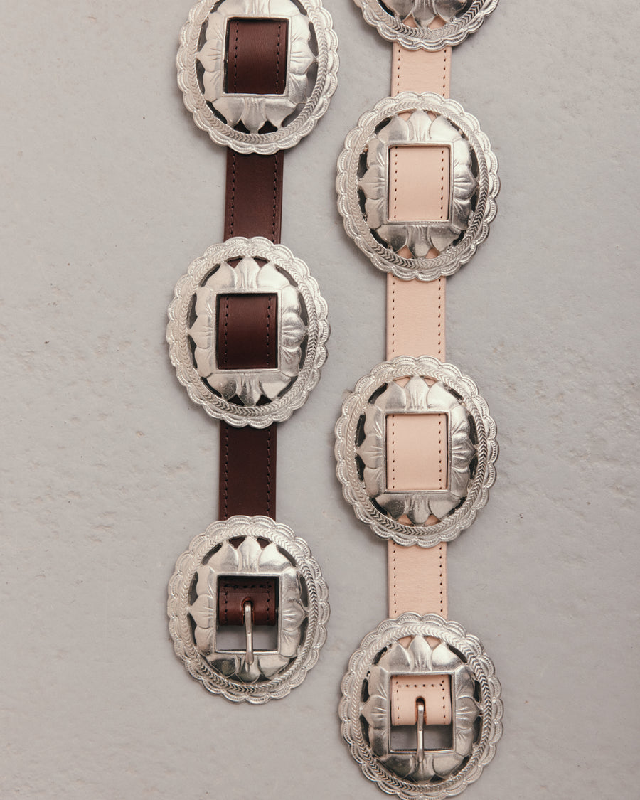 MOLOH's Concho Belt Brown