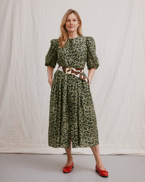 Espresso Dress Leopard