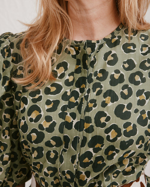 Espresso Dress Leopard