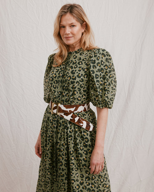 Espresso Dress Leopard