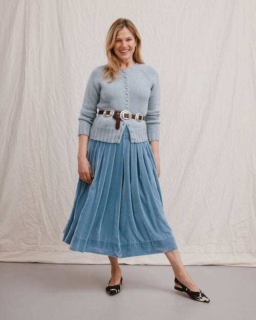 Grace Skirt Powder Blue