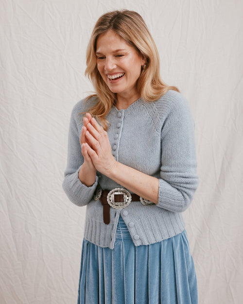 Grace Skirt Powder Blue