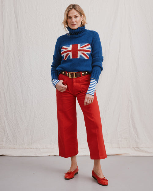 The Flag MOLOH Neck Mid Blue