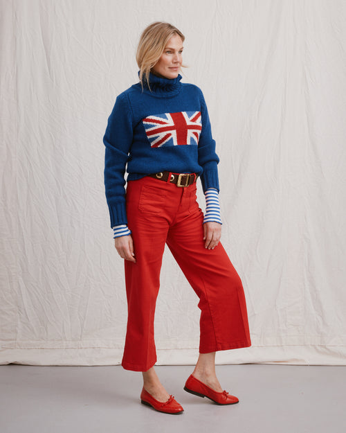 The Flag MOLOH Neck Mid Blue