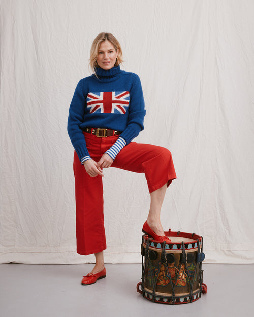 The Flag MOLOH Neck Mid Blue