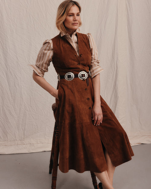 MOLOH's Concho Belt Brown