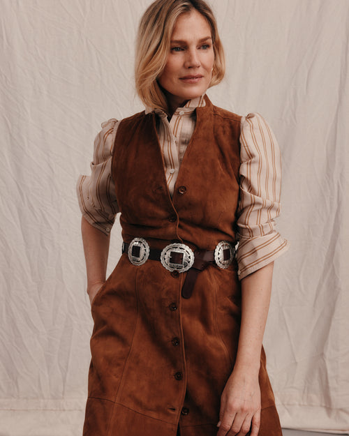 MOLOH's Concho Belt Brown