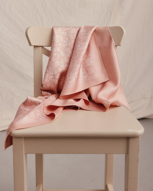 Paisley Pink Scarf
