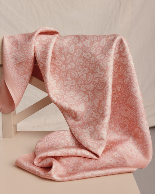Paisley Pink Scarf