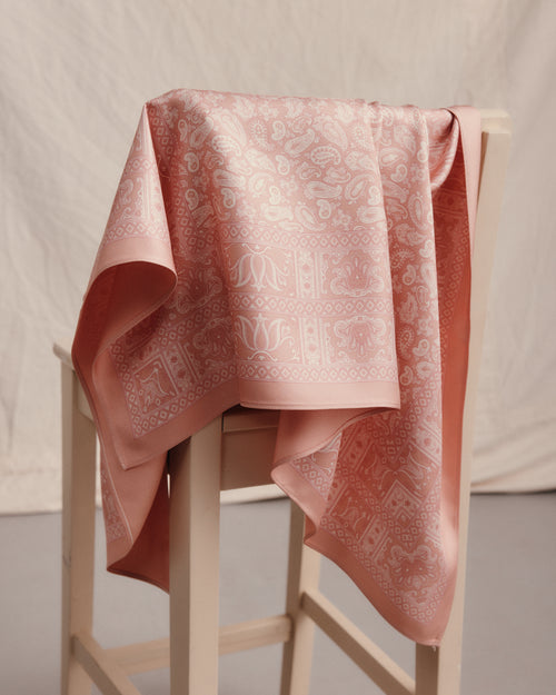 Paisley Pink Scarf