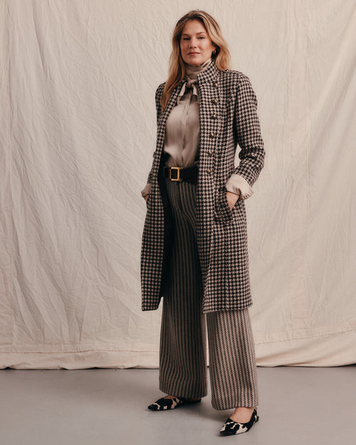 Hennessey Coat Houndstooth