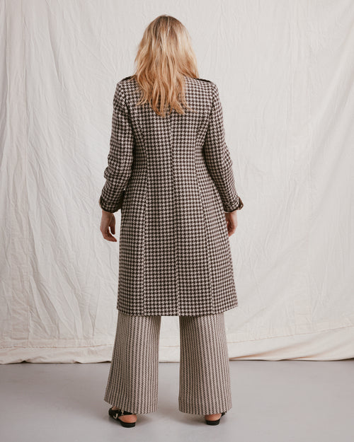 Hennessey Coat Houndstooth