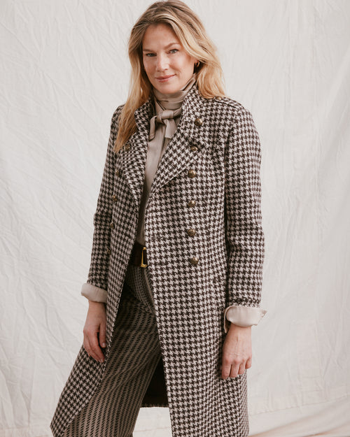 Hennessey Coat Houndstooth