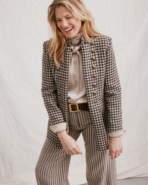 Military Jacket Dogtooth