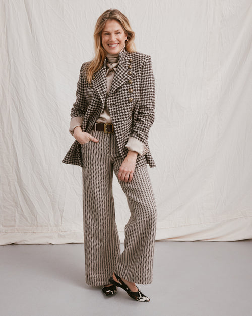 Military Jacket Dogtooth