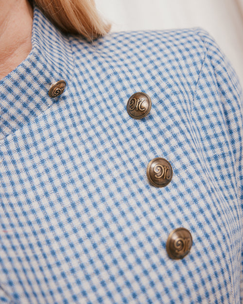 Hathaway Jacket Linen Check