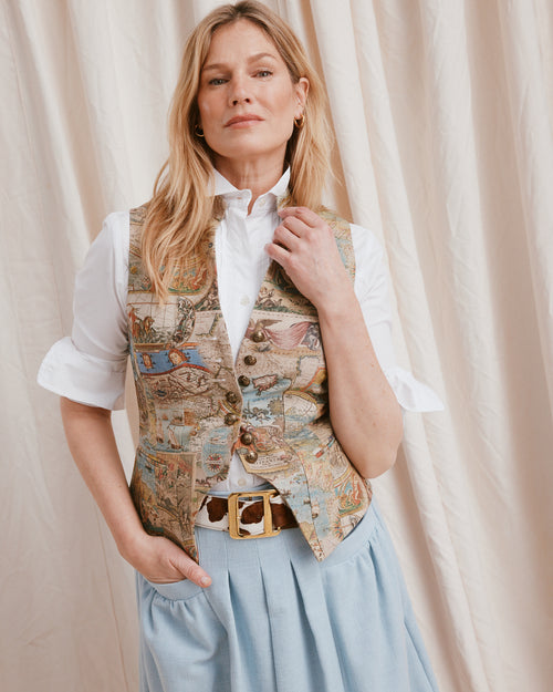 Vespa Waistcoat Maps