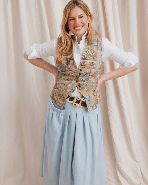 Vespa Waistcoat Maps