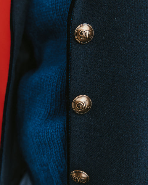 Woodall Coat Navy Blue