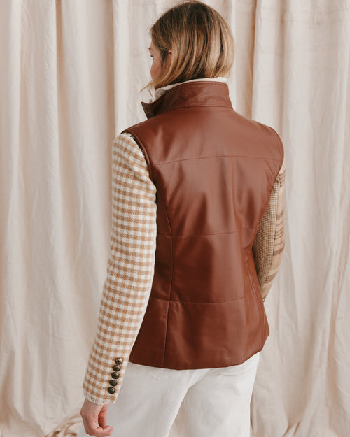 Leather Gilet