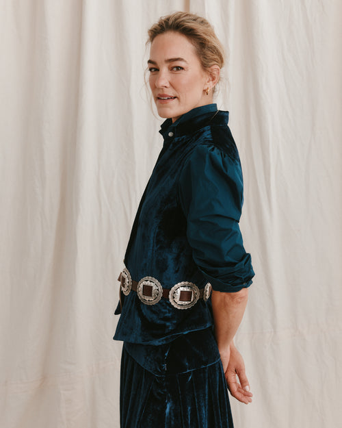 Vespa Waistcoat Velvet