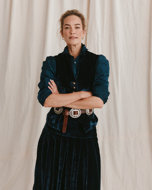 Vespa Waistcoat Velvet