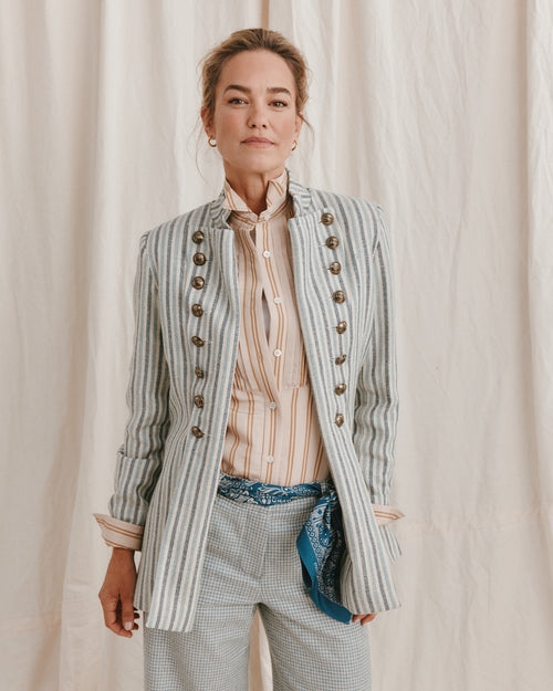 Military Jacket Sporty Stripe