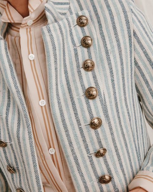 Military Jacket Sporty Stripe