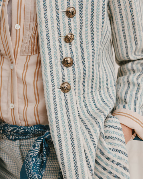 Military Jacket Sporty Stripe