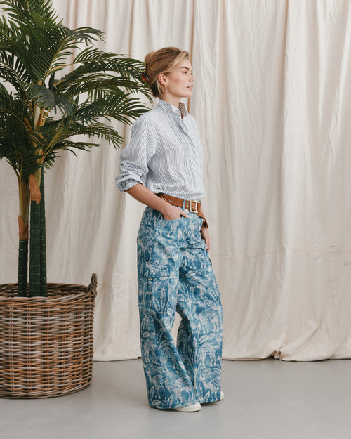 Antibes Shirt Blue Stripe